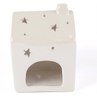 Pearl White House Tealight Holder Small
Pearl White House Tealight Holder Small