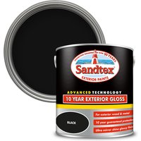 Sandtex Exterior 10 Year Gloss Paint - Charcoal Black - 2.5L
Sandtex Exterior 10 Year Gloss Paint - Charcoal Black - 2.5L
