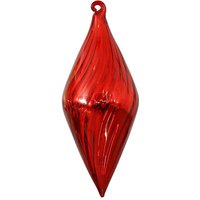 Red Angled Rib Glass Finial Christmas Tree Bauble Decoration
Red Angled Rib Glass Finial Christmas Tree Bauble Decoration
