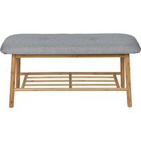 Bamboo Shoe Bench With Grey Cushion Seat
Bamboo Shoe Bench With Grey Cushion Seat