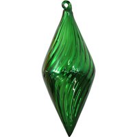 Green Angled Rib Glass Finial Christmas Tree Bauble Decoration
Green Angled Rib Glass Finial Christmas Tree Bauble Decoration