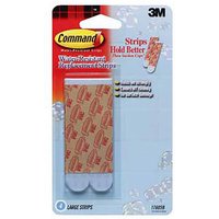 Command Self-adhesive Waterproof Strips - Large - 4 Pack
Command Self-adhesive Waterproof Strips - Large - 4 Pack