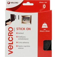 VELCRO Brand Stick-On Tape - Black - 20mm x 5m
VELCRO Brand Stick-On Tape - Black - 20mm x 5m