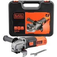 BLACK+DECKER 115mm 900W Corded Angle Grinder with Kit Box (BEG210K-GB) 
BLACK+DECKER 115mm 900W Corded Angle Grinder with Kit Box (BEG210K-GB)