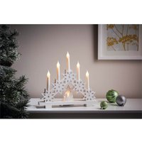 5 LED White Star Christmas Candle Bridge (Battery Operated)
5 LED White Star Christmas Candle Bridge (Battery Operated)