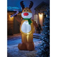 8ft Reindeer with Flashing Nose Christmas Inflatable
8ft Reindeer with Flashing Nose Christmas Inflatable