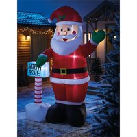 8ft Santa with North Pole Sign Christmas Inflatable
8ft Santa with North Pole Sign Christmas Inflatable