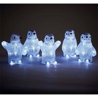 Acrylic LED Penguin Family Outdoor Christmas Decoration - Set of 5 (Battery Operated)
Acrylic LED Penguin Family Outdoor Christmas Decoration - Set of 5 (Battery Operated)