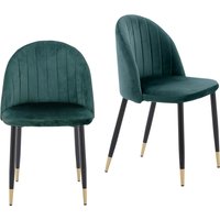 Illona Velvet Dining Chairs - Set of 2 - Emerald
Illona Velvet Dining Chairs - Set of 2 - Emerald