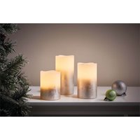3 LED Silver Ombre Pillar Christmas Candles (Battery Operated)
3 LED Silver Ombre Pillar Christmas Candles (Battery Operated)