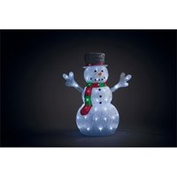 Acrylic Snowman 3D Outdoor Christmas Light Decoration - 50cm
Acrylic Snowman 3D Outdoor Christmas Light Decoration - 50cm