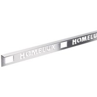 Homelux 8mm Straight Edge Tile Trim - Silver Effect - 1.83m
Homelux 8mm Straight Edge Tile Trim - Silver Effect - 1.83m