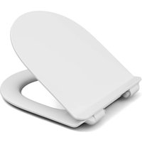 Cedo D-Shape Slim Plastic Toilet Seat - White 
Cedo D-Shape Slim Plastic Toilet Seat - White