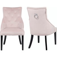 Annabelle Velvet Dining Chairs - Set of 2 - Pink
Annabelle Velvet Dining Chairs - Set of 2 - Pink