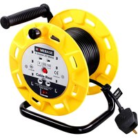 Masterplug 4 Socket Open Drum Cable Reel 20m Yellow/Black
Masterplug 4 Socket Open Drum Cable Reel 20m Yellow/Black
