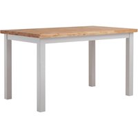 Henlow Solid Wood Oak Top Grey Two Tone Dining Table
Henlow Solid Wood Oak Top Grey Two Tone Dining Table