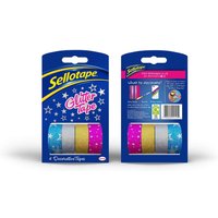 Sellotape Glitter Tape x4 Rolls
Sellotape Glitter Tape x4 Rolls