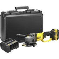 STANLEY FATMAX V20 18V Cordless Angle Grinder with Kit Box (SFMCG400D1K-GB)
STANLEY FATMAX V20 18V Cordless Angle Grinder with Kit Box (SFMCG400D1K-GB)