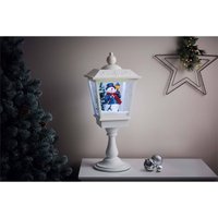 Snowman and Snowy Scene LED Tabletop Christmas Lantern 
Snowman and Snowy Scene LED Tabletop Christmas Lantern
