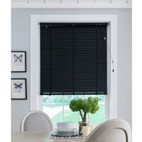 50mm Wood Venetian Blind - Black - 120x160cm
50mm Wood Venetian Blind - Black - 120x160cm