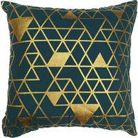 Foil Print Cushion - Teal & Gold
Foil Print Cushion - Teal & Gold