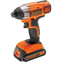 BLACK+DECKER 18V Cordless Impact Driver with Battery and Charger (BDCIM18C1-GB)
BLACK+DECKER 18V Cordless Impact Driver with Battery and Charger (BDCIM18C1-GB)