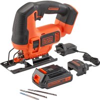 BLACK+DECKER 18V Cordless Jigsaw with Blades (BDCJS18C13-GB)
BLACK+DECKER 18V Cordless Jigsaw with Blades (BDCJS18C13-GB)