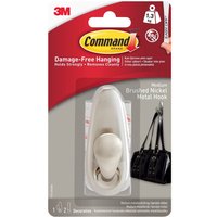 Command Medium Forever Classic Brushed Nickel Metal Hook
Command Medium Forever Classic Brushed Nickel Metal Hook