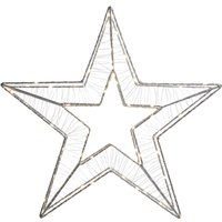 Silver Star 3D Light Up Christmas Decoration (Battery Operated) 
Silver Star 3D Light Up Christmas Decoration (Battery Operated)