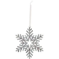Large White Metal Snowflake Hanging Christmas Tree Decoration
Large White Metal Snowflake Hanging Christmas Tree Decoration