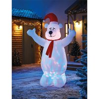 6ft Disco Light Bear Christmas Inflatable
6ft Disco Light Bear Christmas Inflatable