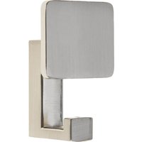 Square Back Hook - Satin Nickel 
Square Back Hook - Satin Nickel