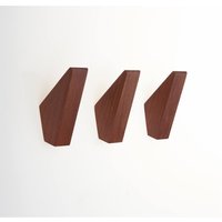 Wooden Hook Set - Walnut Effect
Wooden Hook Set - Walnut Effect