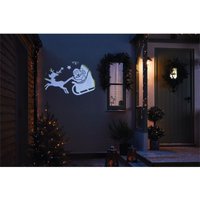 Rotating Santa Sleigh and Reindeer Outdoor LED Christmas Projector
Rotating Santa Sleigh and Reindeer Outdoor LED Christmas Projector