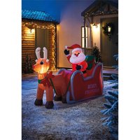 4ft Santa in Sleigh Christmas Inflatable
4ft Santa in Sleigh Christmas Inflatable