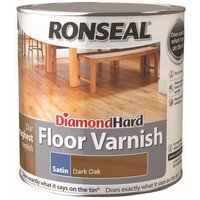 Ronseal Diamond Hard Floor Varnish Dark Oak - 2.5L
Ronseal Diamond Hard Floor Varnish Dark Oak - 2.5L