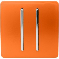Trendi Switch 2 Gang 2 Way 10Amp Light Switch in Orange
Trendi Switch 2 Gang 2 Way 10Amp Light Switch in Orange