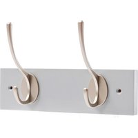 2 Victorian Satin Nickel Hooks on Dove Bloc Board
2 Victorian Satin Nickel Hooks on Dove Bloc Board