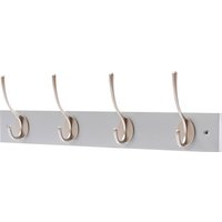 4 Victorian Satin Nickel Hooks on Dove Bloc Board
4 Victorian Satin Nickel Hooks on Dove Bloc Board