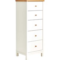 Atlanta 5 Drawer Tall Chest - White & Oak
Atlanta 5 Drawer Tall Chest - White & Oak