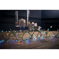 240 Large LED Green Copper Wire Garland Christmas Lights - Multicoloured
240 Large LED Green Copper Wire Garland Christmas Lights - Multicoloured