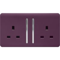 Trendi Switch 2 Gang 13Amp Long Switched Socket in Plum
Trendi Switch 2 Gang 13Amp Long Switched Socket in Plum