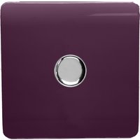 Trendi Switch 1 Gang 120 Watt LED Dimmer Switch in Plum
Trendi Switch 1 Gang 120 Watt LED Dimmer Switch in Plum