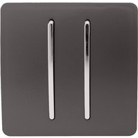 Trendi Switch 2 Gang 2 Way 10Amp Light Switch Dark Brown
Trendi Switch 2 Gang 2 Way 10Amp Light Switch Dark Brown