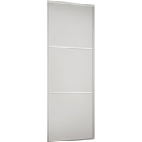Linear Sliding Wardrobe Door 3 Panel White with White frame (W)914mm
Linear Sliding Wardrobe Door 3 Panel White with White frame (W)914mm