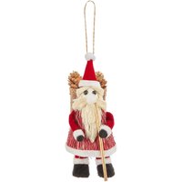 Bristle Santa Hanging Christmas Tree Decoration
Bristle Santa Hanging Christmas Tree Decoration