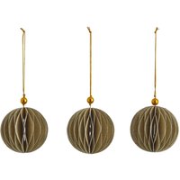 Gold Concertina Ball Christmas Tree Decorations - Pack of 6
Gold Concertina Ball Christmas Tree Decorations - Pack of 6