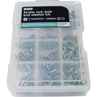 Screw, Nut and Washer Kit - Assorted - 347 Pack
Screw, Nut and Washer Kit - Assorted - 347 Pack