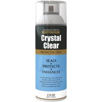 Rust-Oleum Matt Spray Paint - Crystal Clear - 400ml
Rust-Oleum Matt Spray Paint - Crystal Clear - 400ml