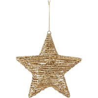 Gold Glitter Wire Star Hanging Christmas Tree Decoration
Gold Glitter Wire Star Hanging Christmas Tree Decoration